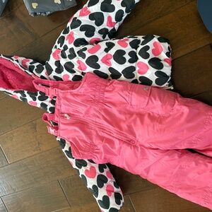 Girls Snow Bib and Jacket